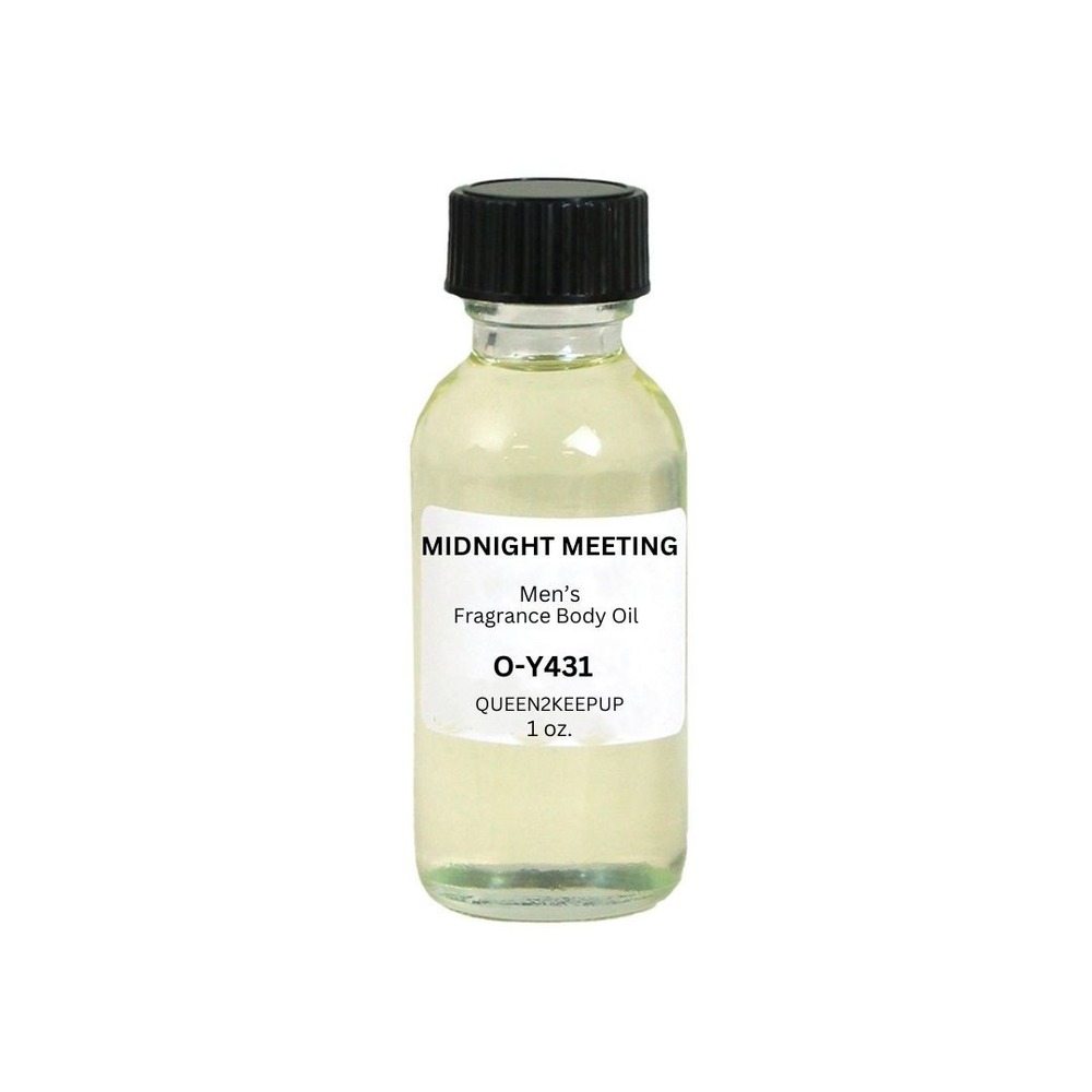 Midnight Meeting (Men) Body Oil 1 oz Fragrance All Natural Scent